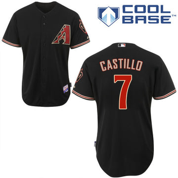 Majestic Welington Castillo Arizona Diamondbacks black Alternate jersey