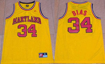 Maryland Terps University Maryland Terps University yellow Throwback jersey