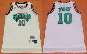 Mike Bibby Memphis Grizzlies white Throwback jersey