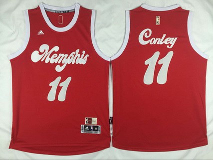 Mike Conley Revolution Memphis Grizzlies red Retro jersey
