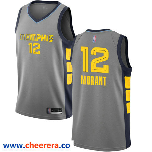 Ja Morant Memphis Grizzlies gray jersey