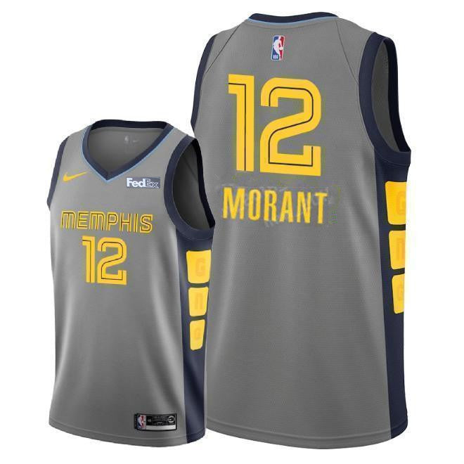 Ja Morant Memphis Grizzlies gray jersey