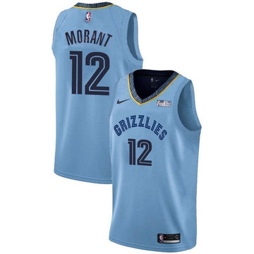 Ja Morant Memphis Grizzlies blue jersey