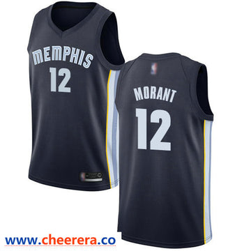 Ja Morant Memphis Grizzlies navy jersey