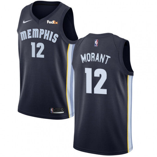 Ja Morant Memphis Grizzlies navy jersey