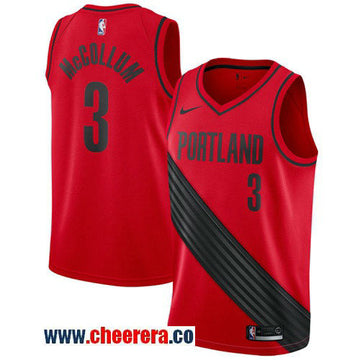 Nike C.J. McCollum Portland Trail Blazers red jersey