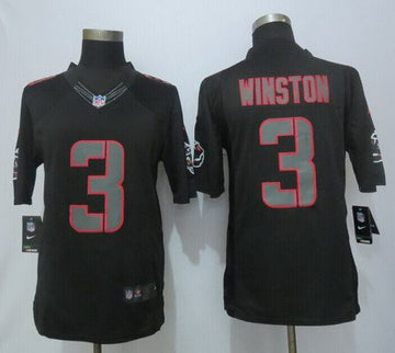 Jameis Winston Nike Tampa Bay Buccaneers black Limited jersey