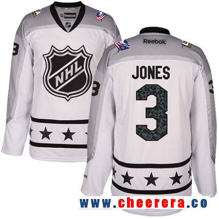 Metropolitan Division Seth Jones Reebok Columbus Blue Jackets white All-Star jersey