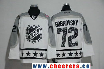 Metropolitan Division Sergei Bobrovsky Reebok Columbus Blue Jackets white All-Star jersey