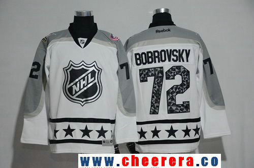 Metropolitan Division Sergei Bobrovsky Reebok Columbus Blue Jackets white All-Star jersey