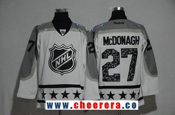 Metropolitan Division Ryan McDonagh Reebok New York Rangers white All-Star jersey