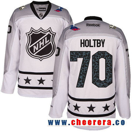Metropolitan Division Braden Holtby Reebok Washington Capitals white All-Star jersey