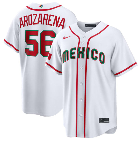 Randy Arozarena Mexico Baseball white Classic jersey