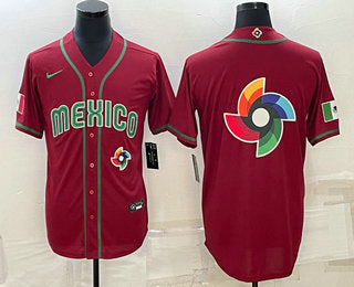 Mexico Baseball red Classic jersey