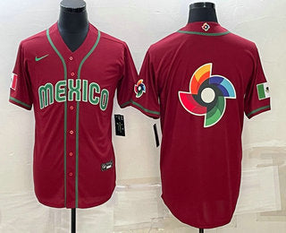 Mexico Baseball red Classic jersey