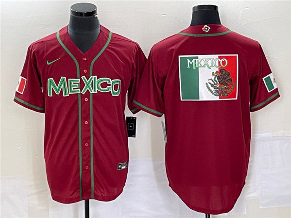 Mexico Baseball red Classic jersey