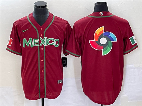 Mexico Baseball red Classic jersey