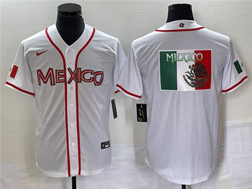 Mexico Baseball white Classic jersey