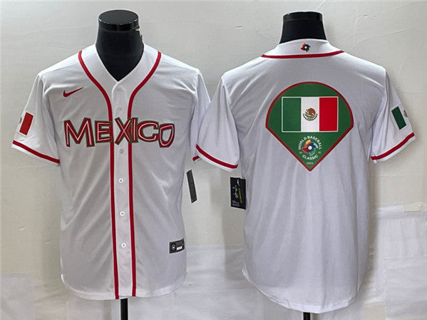 Mexico Baseball white Classic jersey