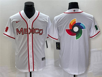 Mexico Baseball white Classic jersey
