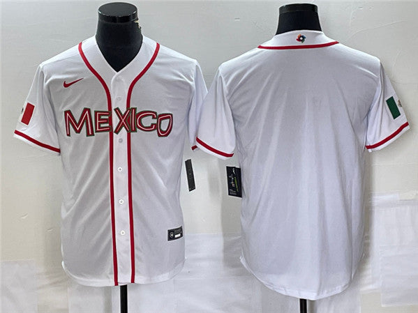 Mexico Blank Mexico Baseball white Classic jersey