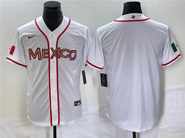 Mexico Blank Mexico Baseball white Classic jersey