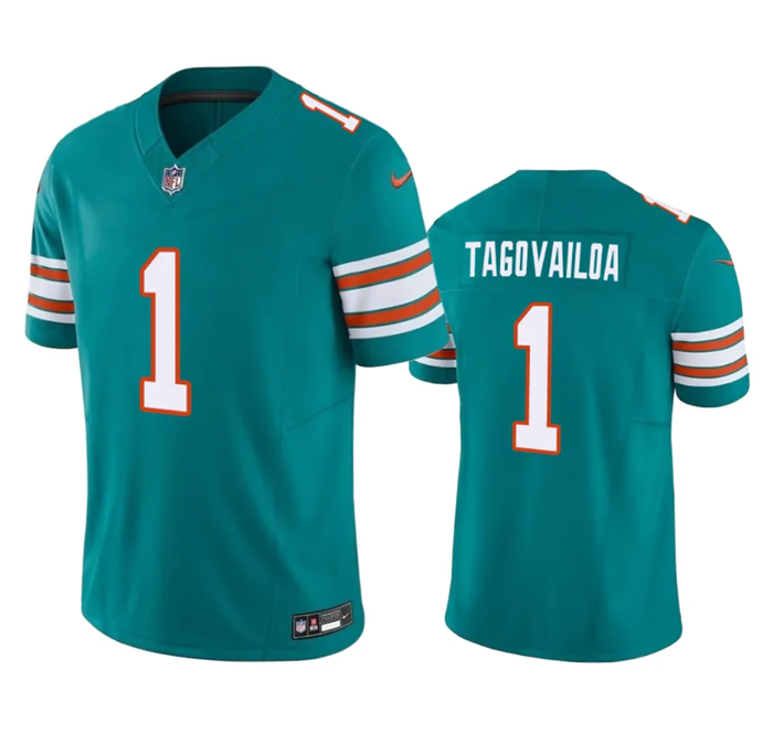Tua Tagovailoa Miami Dolphins aqua Vapor jersey