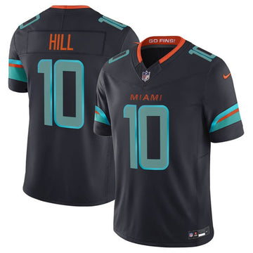 Tyreek Hill Miami Dolphins black Vapor jersey