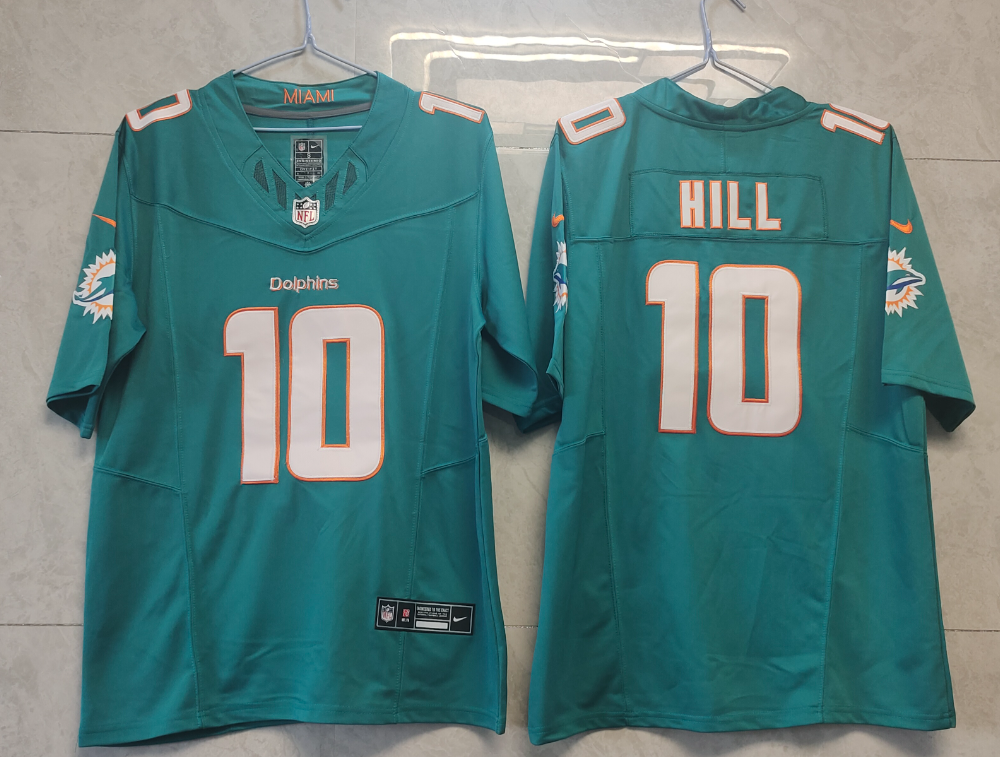 Tyreek Hill Miami Dolphins green FUSE jersey