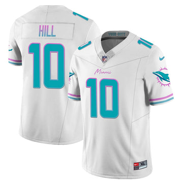 Tyreek Hill Miami Dolphins white Vapor jersey