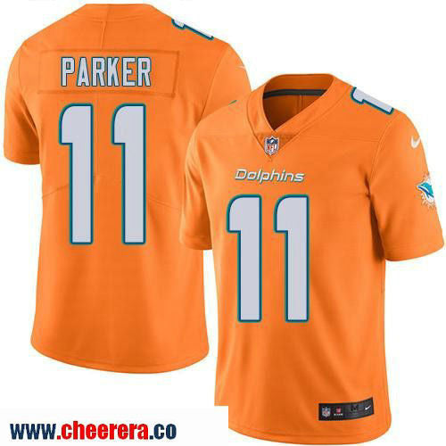 DeVante Parker Miami Dolphins orange Color Rush jersey