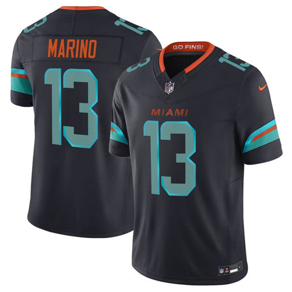 Dan Marino Miami Dolphins black Vapor jersey