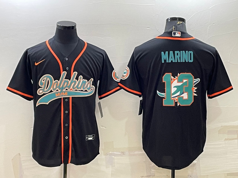 Dan Marino Miami Dolphins black jersey