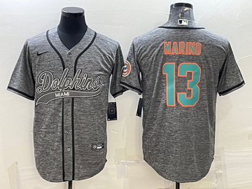 Dan Marino Miami Dolphins grey jersey