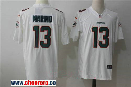 Dan Marino Miami Dolphins white Game jersey