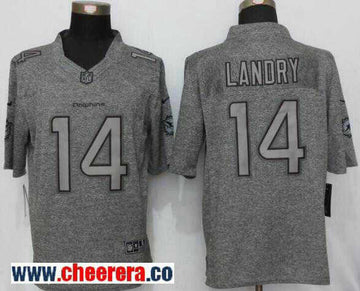 Jarvis Landry Miami Dolphins gray Limited jersey