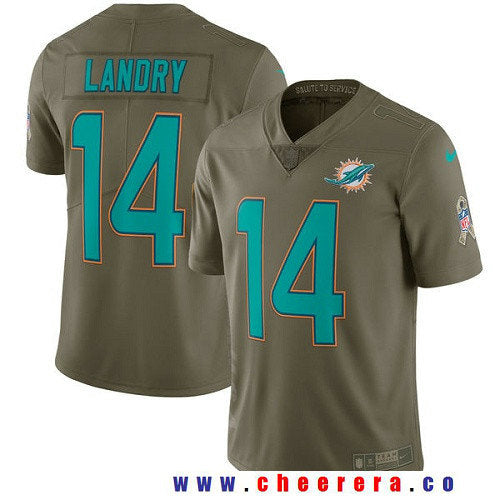 Jarvis Landry Miami Dolphins olive Salute To Service jersey