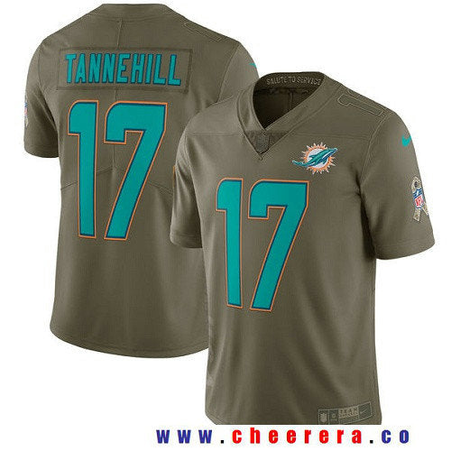 Ryan Tannehill Miami Dolphins olive Salute To Service jersey