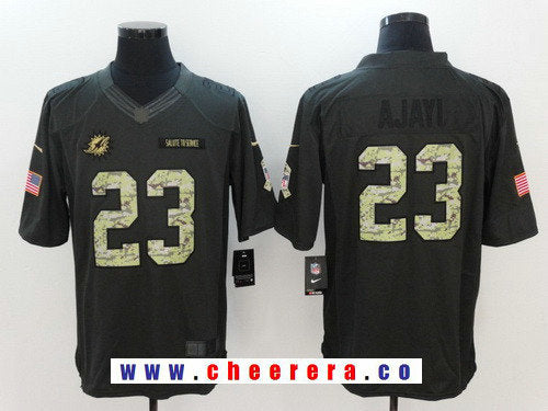 Jay Ajayi Miami Dolphins anthracite Salute To Service jersey