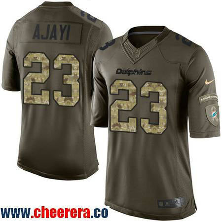 Jay Ajayi Miami Dolphins green Salute To Service jersey