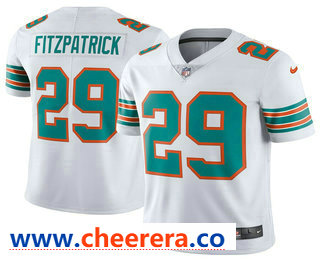 Minkah Fitzpatrick New Miami Dolphins white Vapor jersey