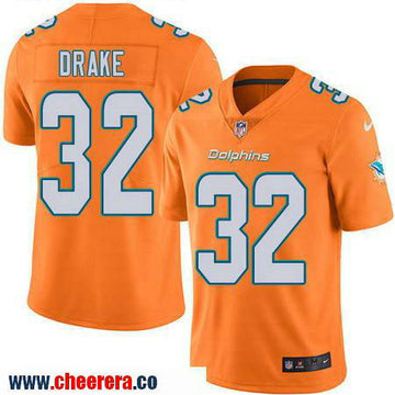 Kenyan Drake Miami Dolphins orange Color Rush jersey
