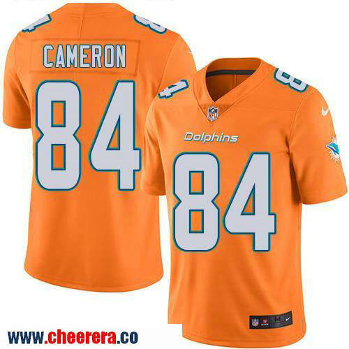 Jordan Cameron Miami Dolphins orange Color Rush jersey