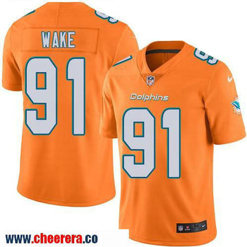 Cameron Wake Miami Dolphins orange Color Rush jersey