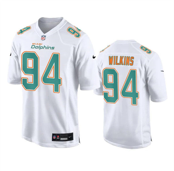 Christian Wilkins Miami Dolphins white Vapor jersey