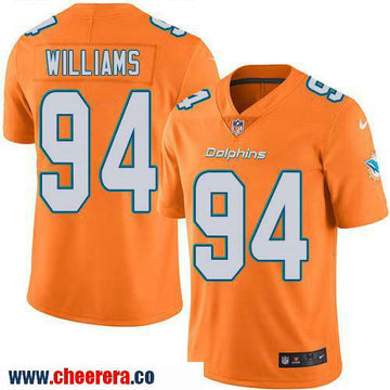 Mario Williams Miami Dolphins orange Color Rush jersey
