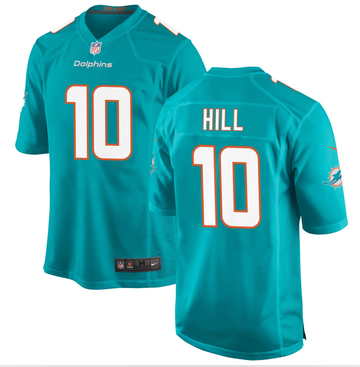 Tyreek Hill Nike Miami Dolphins green Vapor jersey