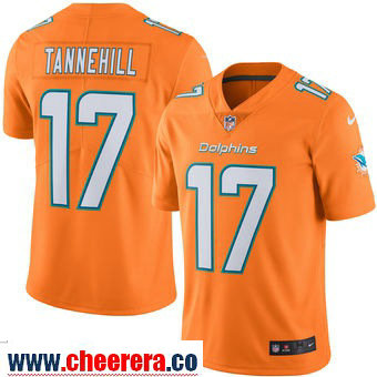 Ryan Tannehill Nike Miami Dolphins orange Color Rush jersey