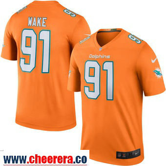 Cameron Wake Nike Miami Dolphins orange Color Rush jersey