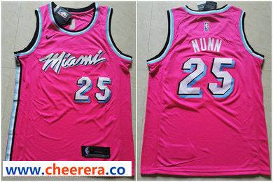 Kendrick Nunn Miami Heat pink jersey